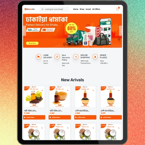 Advanced Laravel eCommerce Website Script