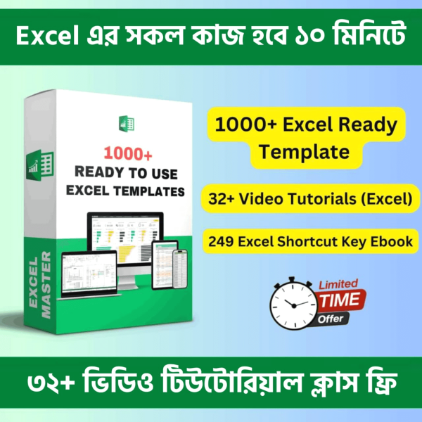 1500+ Excel Ready Template & 32 + Video Tutorials